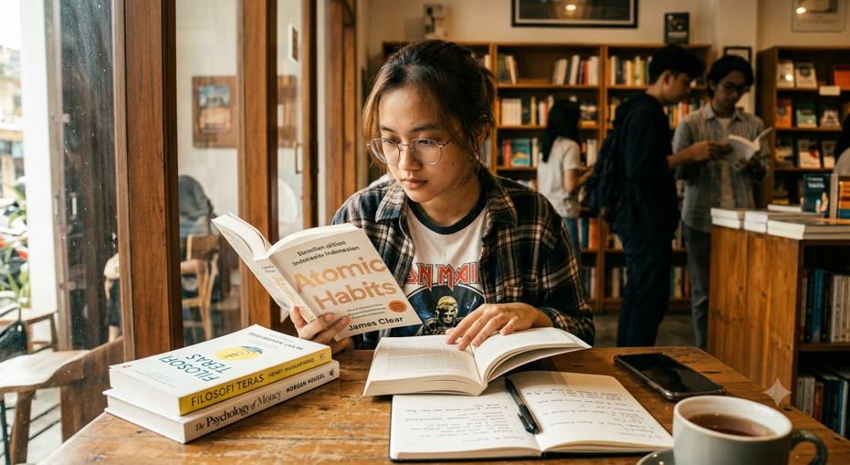 Biar Nggak Kaget Dunia Kampus, Mahasiswa Baru Wajib Lahap 3 Buku Self-Improvement Ini